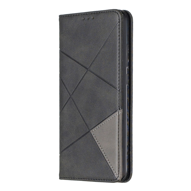 Rhombus Texture Horizontal Flip Magnetic Leather Case with Holder & Card Slots For Xiaomi Redmi Note 7