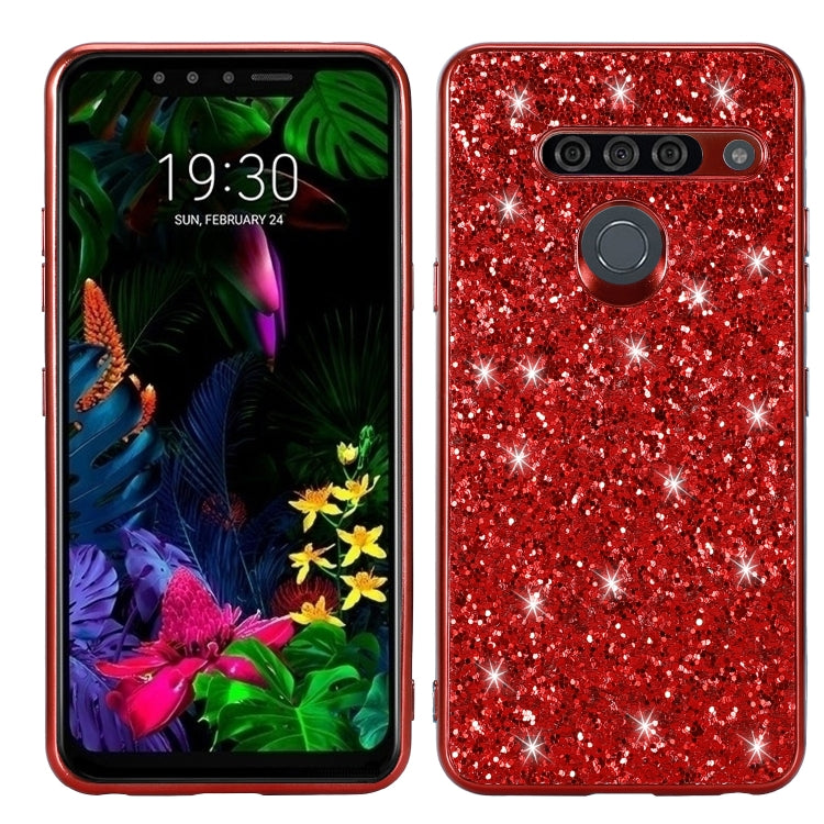 Glitter Powder Shockproof TPU Protective Case for LG G8 ThinQ