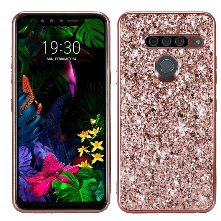 Glitter Powder Shockproof TPU Protective Case for LG G8 ThinQ