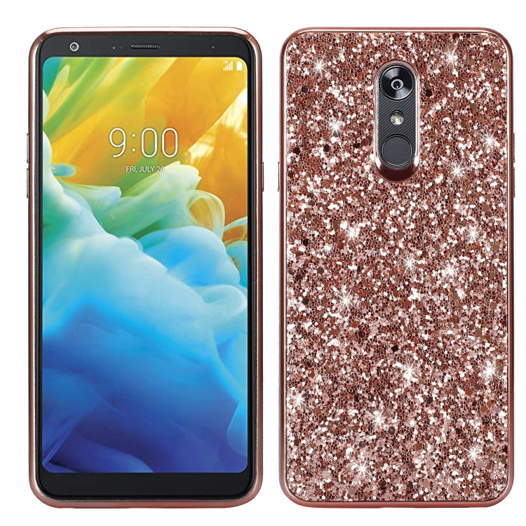 Glitter Powder Shockproof TPU Protective Case for LG Stylo 5