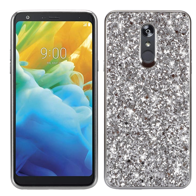 Glitter Powder Shockproof TPU Protective Case for LG Stylo 5