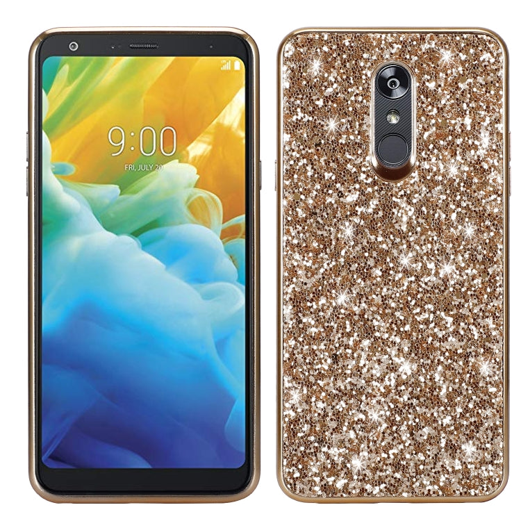 Glitter Powder Shockproof TPU Protective Case for LG Stylo 5