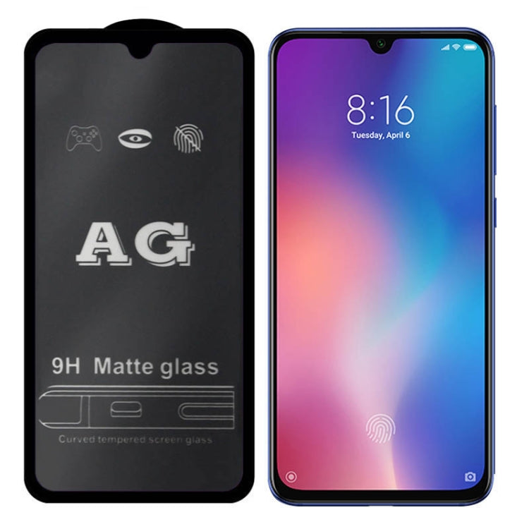AG Matte Frosted Full Cover Tempered Glass For Xiaomi Mi 9 Explorer