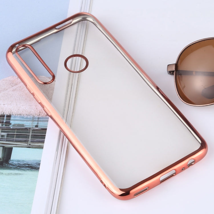 Ultra-thin Electroplating Soft TPU Protective Back Cover Case for Huawei P Smart Z / Y9 Prime