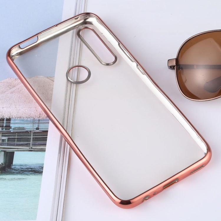 Ultra-thin Electroplating Soft TPU Protective Back Cover Case for Huawei P Smart Z / Y9 Prime