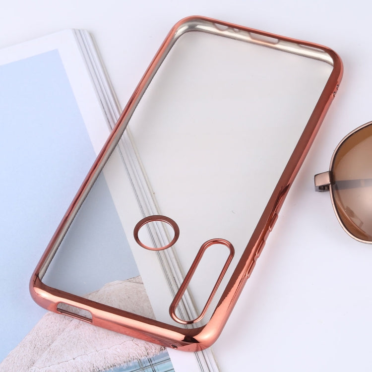 Ultra-thin Electroplating Soft TPU Protective Back Cover Case for Huawei P Smart Z / Y9 Prime