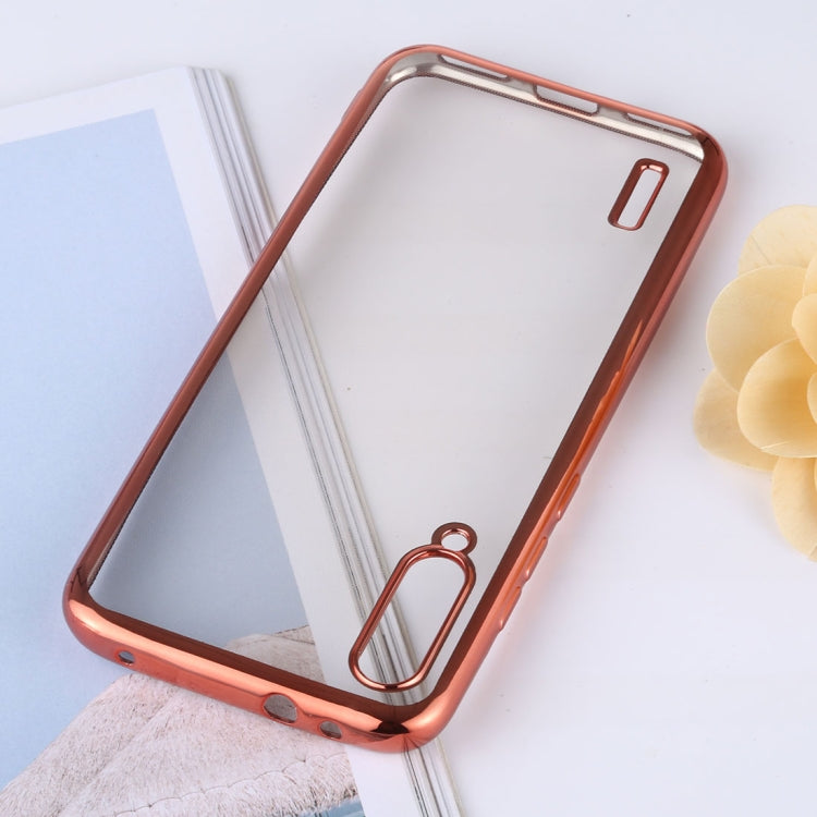 Ultra-thin Electroplating Soft TPU Protective Back Cover Case for Xiaomi Mi CC9e / Xiaomi A3