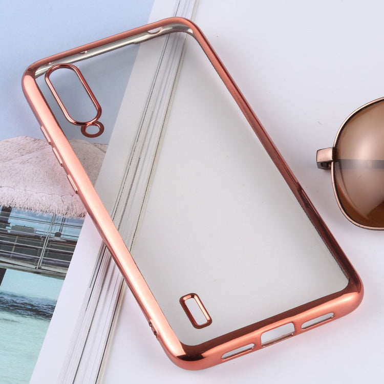 Ultra-thin Electroplating Soft TPU Protective Back Cover Case for Xiaomi Mi CC9 / A3 Lite