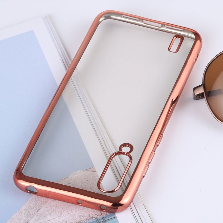 Ultra-thin Electroplating Soft TPU Protective Back Cover Case for Xiaomi Mi CC9 / A3 Lite