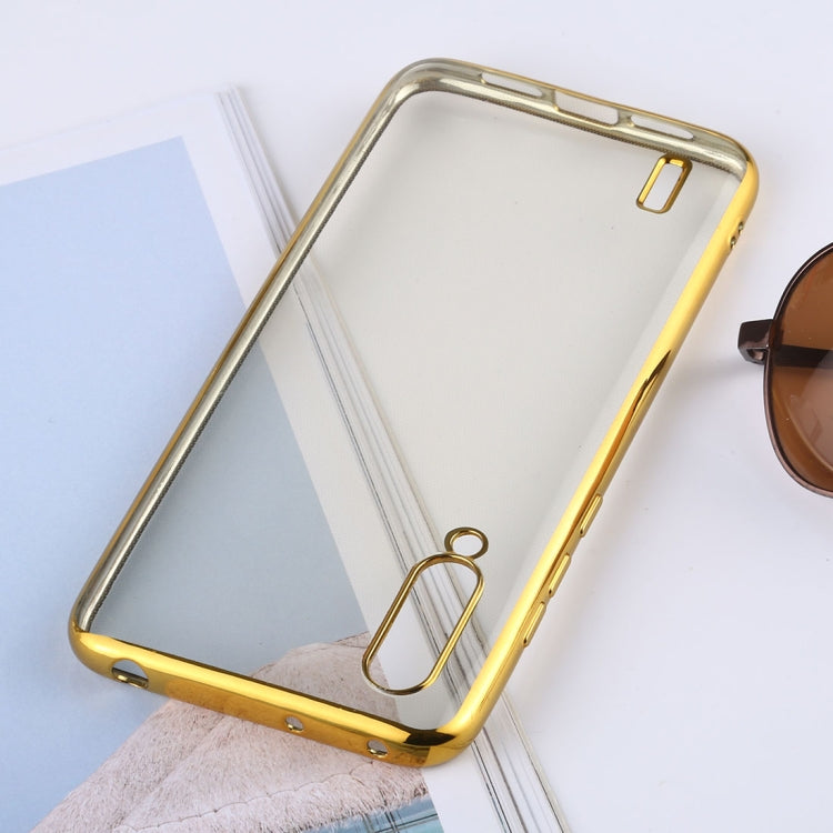 Ultra-thin Electroplating Soft TPU Protective Back Cover Case for Xiaomi Mi CC9 / A3 Lite