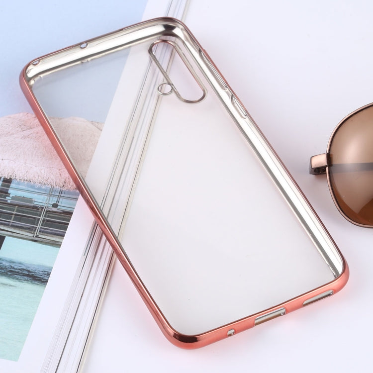 Ultra-thin Electroplating Soft TPU Protective Back Cover Case for Huawei Nova 5 / Nova 5 Pro