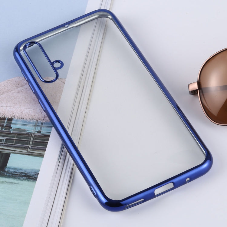 Ultra-thin Electroplating Soft TPU Protective Back Cover Case for Huawei Nova 5 / Nova 5 Pro