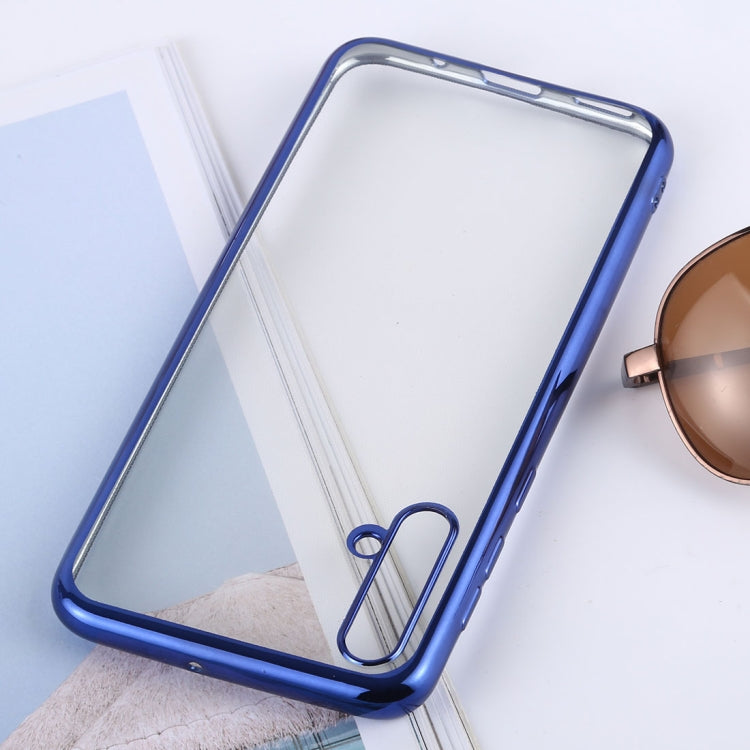 Ultra-thin Electroplating Soft TPU Protective Back Cover Case for Huawei Nova 5 / Nova 5 Pro