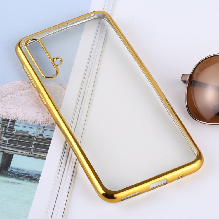 Ultra-thin Electroplating Soft TPU Protective Back Cover Case for Huawei Nova 5 / Nova 5 Pro