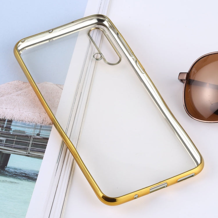 Ultra-thin Electroplating Soft TPU Protective Back Cover Case for Huawei Nova 5 / Nova 5 Pro