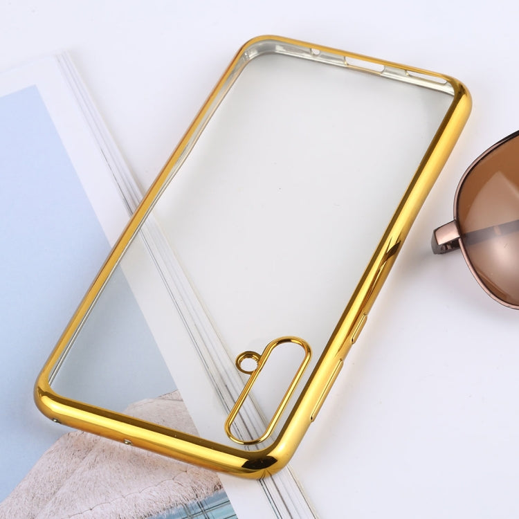 Ultra-thin Electroplating Soft TPU Protective Back Cover Case for Huawei Nova 5 / Nova 5 Pro