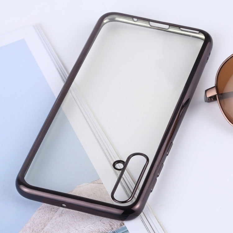 Ultra-thin Electroplating Soft TPU Protective Back Cover Case for Huawei Nova 5 / Nova 5 Pro