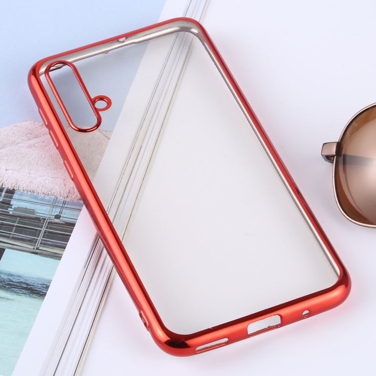 Ultra-thin Electroplating Soft TPU Protective Back Cover Case for Huawei Nova 5 / Nova 5 Pro