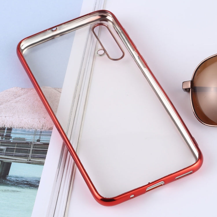 Ultra-thin Electroplating Soft TPU Protective Back Cover Case for Huawei Nova 5 / Nova 5 Pro