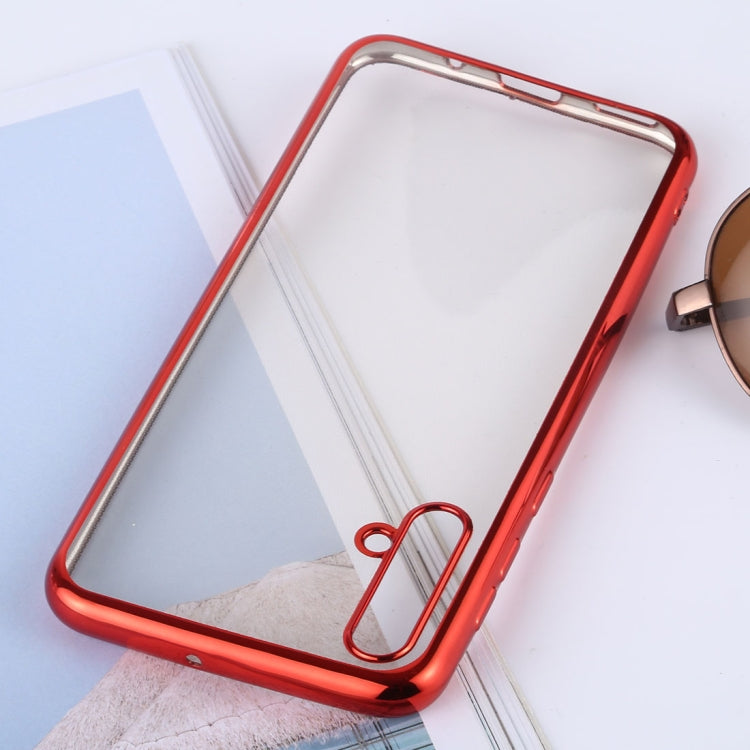 Ultra-thin Electroplating Soft TPU Protective Back Cover Case for Huawei Nova 5 / Nova 5 Pro