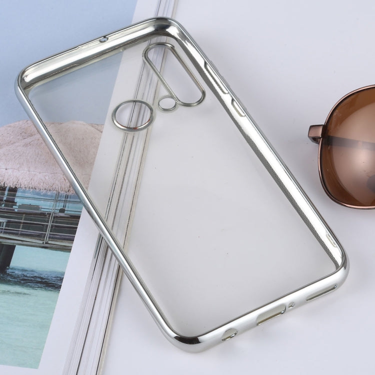Ultra-thin Electroplating Soft TPU Protective Back Cover Case for Huawei Nova 5i