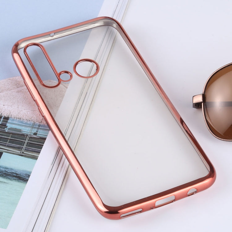Ultra-thin Electroplating Soft TPU Protective Back Cover Case for Huawei Nova 5i