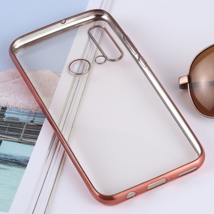 Ultra-thin Electroplating Soft TPU Protective Back Cover Case for Huawei Nova 5i
