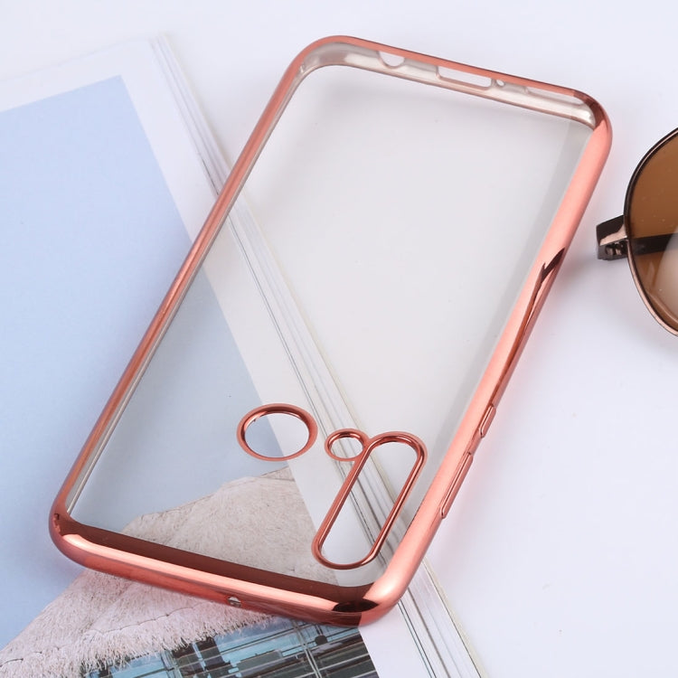 Ultra-thin Electroplating Soft TPU Protective Back Cover Case for Huawei Nova 5i