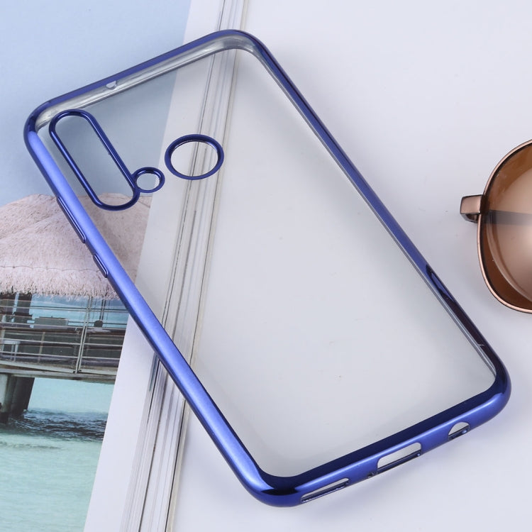 Ultra-thin Electroplating Soft TPU Protective Back Cover Case for Huawei Nova 5i