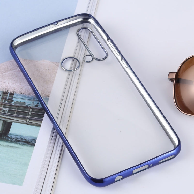 Ultra-thin Electroplating Soft TPU Protective Back Cover Case for Huawei Nova 5i