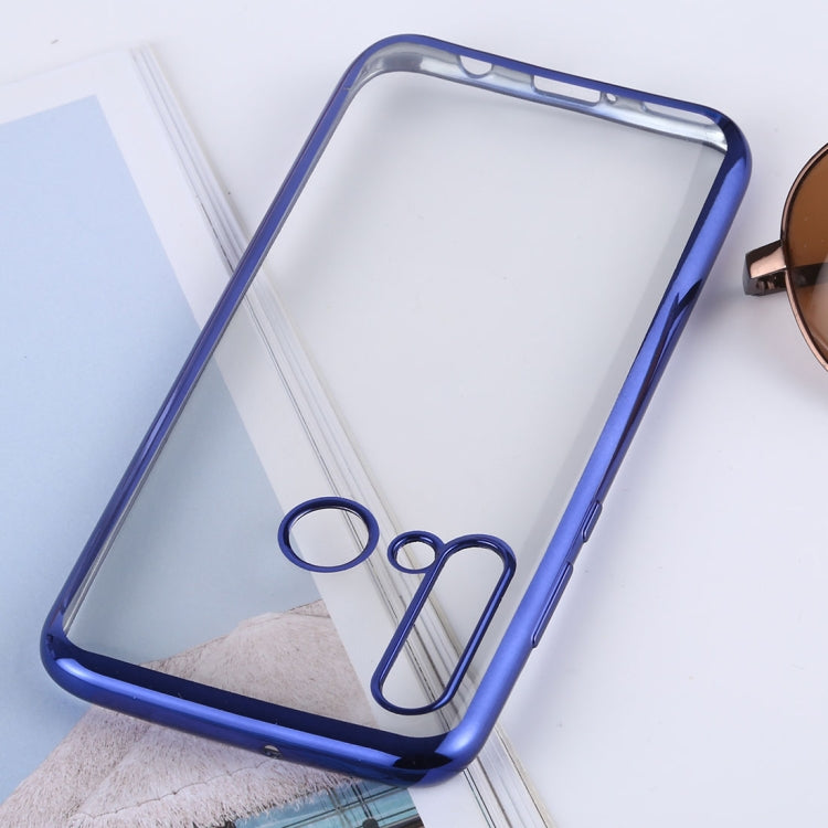 Ultra-thin Electroplating Soft TPU Protective Back Cover Case for Huawei Nova 5i