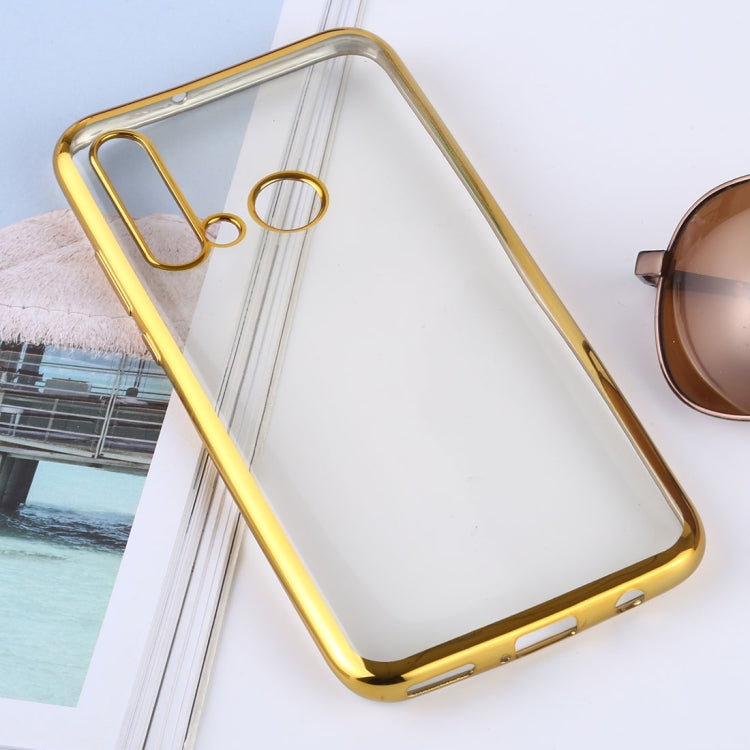 Ultra-thin Electroplating Soft TPU Protective Back Cover Case for Huawei Nova 5i