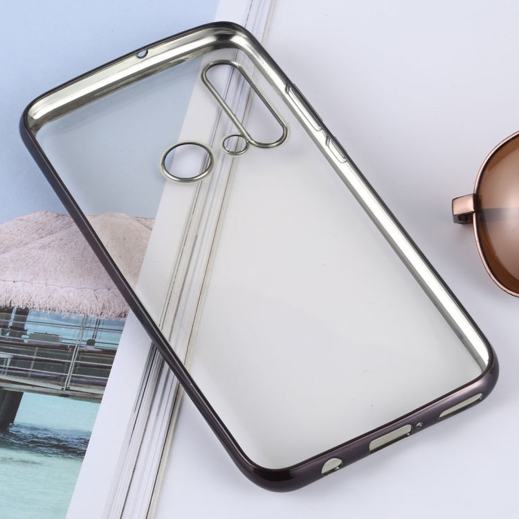 Ultra-thin Electroplating Soft TPU Protective Back Cover Case for Huawei Nova 5i