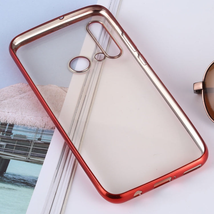 Ultra-thin Electroplating Soft TPU Protective Back Cover Case for Huawei Nova 5i