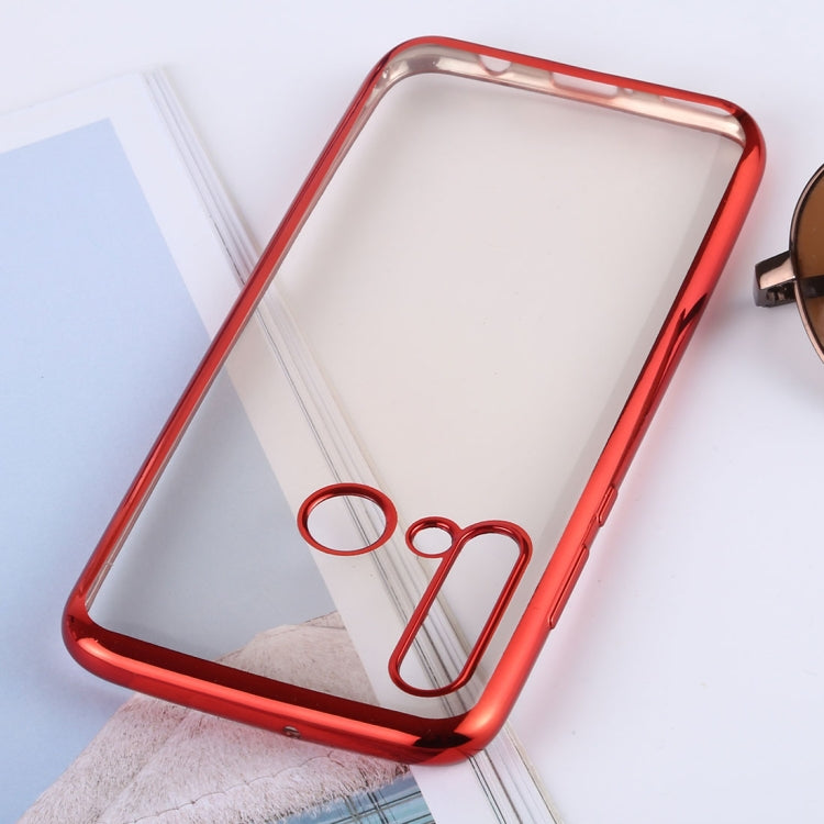 Ultra-thin Electroplating Soft TPU Protective Back Cover Case for Huawei Nova 5i