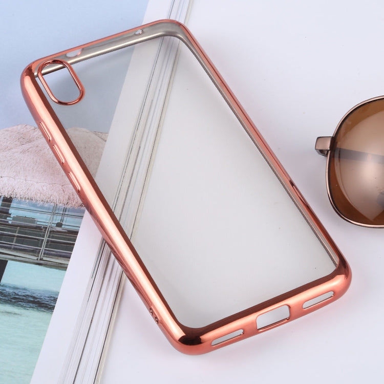 Ultra-thin Electroplating Soft TPU Protective Back Cover Case for Xiaomi Redmi 7A