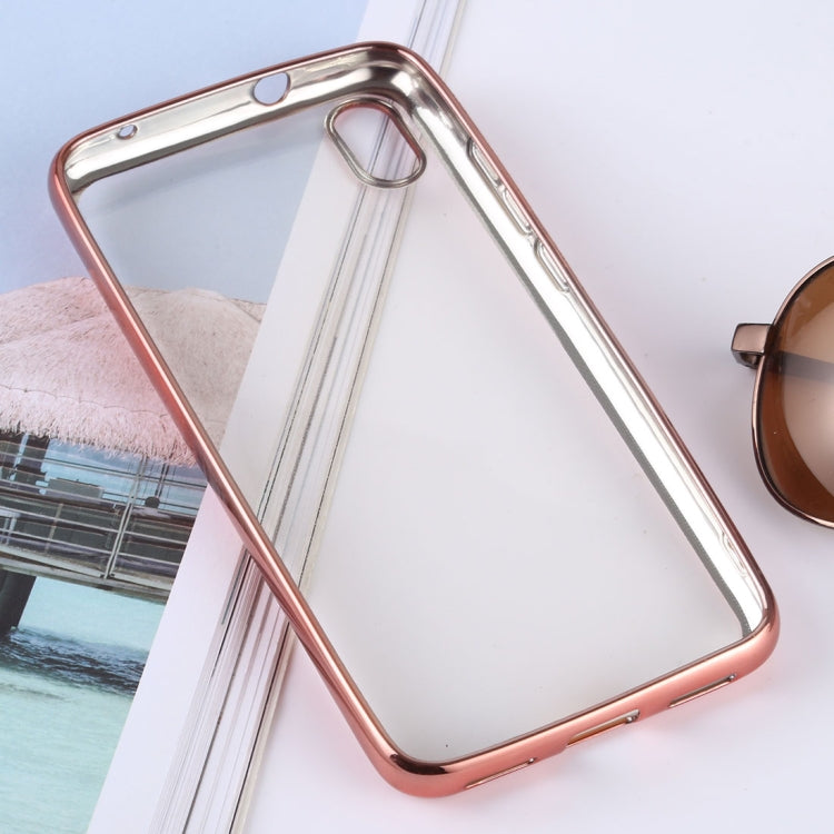 Ultra-thin Electroplating Soft TPU Protective Back Cover Case for Xiaomi Redmi 7A