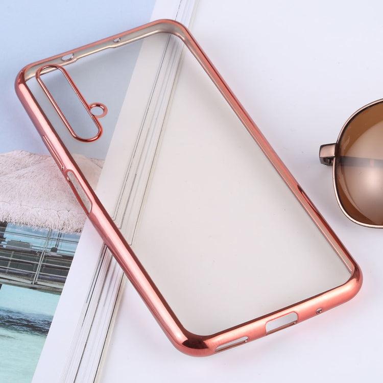 Ultra-thin Electroplating Soft TPU Protective Back Cover Case for Huawei Honor 20