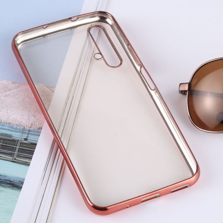 Ultra-thin Electroplating Soft TPU Protective Back Cover Case for Huawei Honor 20