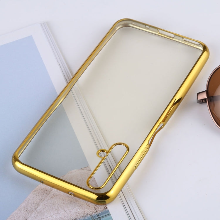 Ultra-thin Electroplating Soft TPU Protective Back Cover Case for Huawei Honor 20