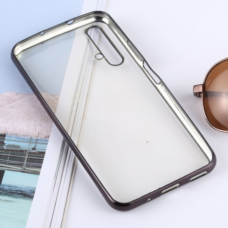 Ultra-thin Electroplating Soft TPU Protective Back Cover Case for Huawei Honor 20