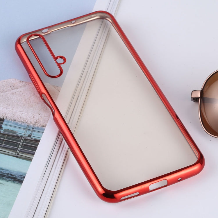 Ultra-thin Electroplating Soft TPU Protective Back Cover Case for Huawei Honor 20