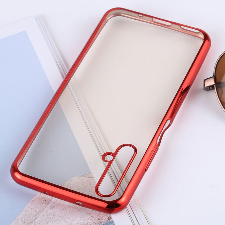 Ultra-thin Electroplating Soft TPU Protective Back Cover Case for Huawei Honor 20