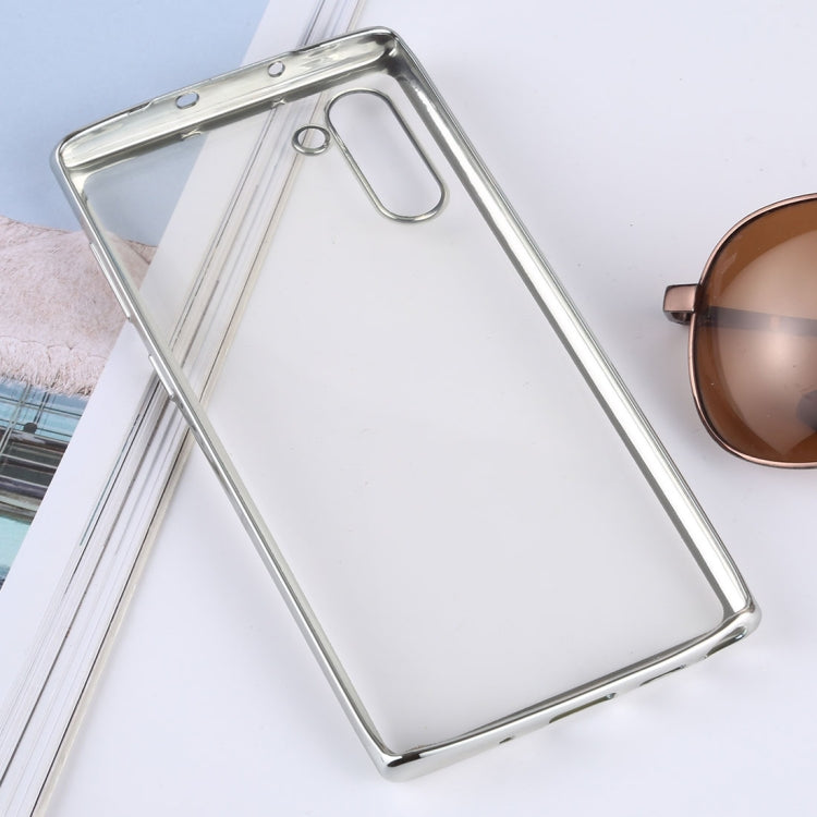 Ultra-thin Electroplating Soft TPU Protective Back Cover Case for Galaxy Note10
