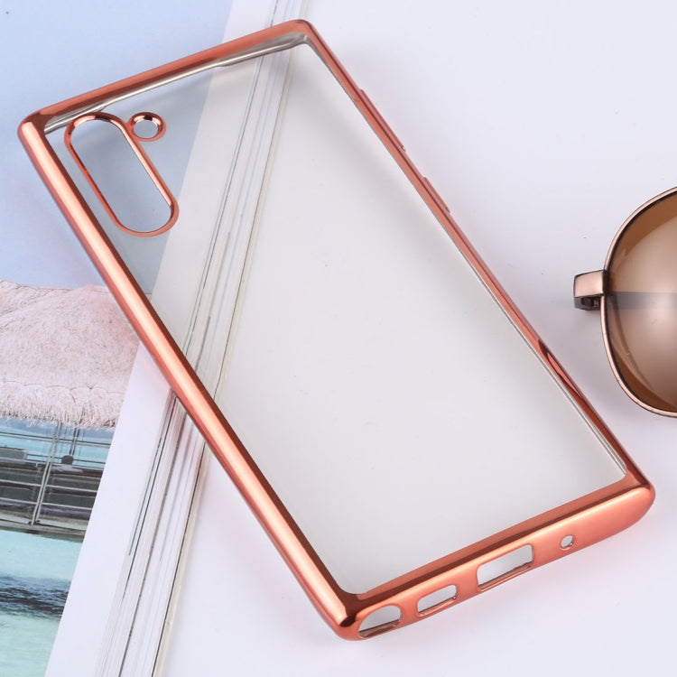 Ultra-thin Electroplating Soft TPU Protective Back Cover Case for Galaxy Note10