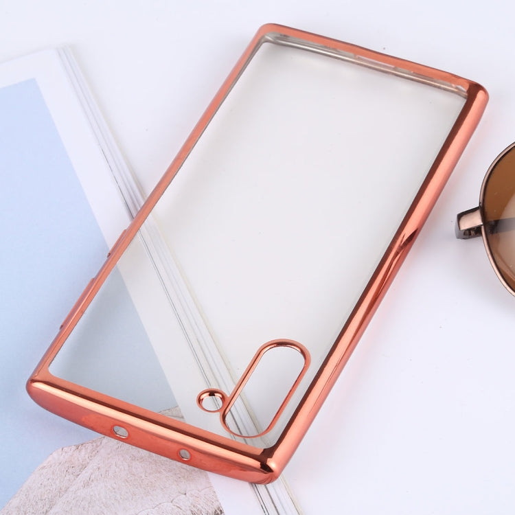 Ultra-thin Electroplating Soft TPU Protective Back Cover Case for Galaxy Note10