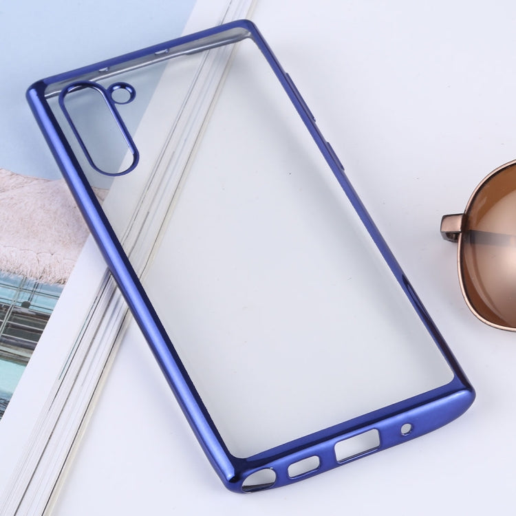 Ultra-thin Electroplating Soft TPU Protective Back Cover Case for Galaxy Note10