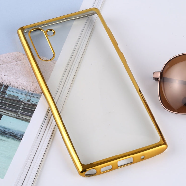 Ultra-thin Electroplating Soft TPU Protective Back Cover Case for Galaxy Note10