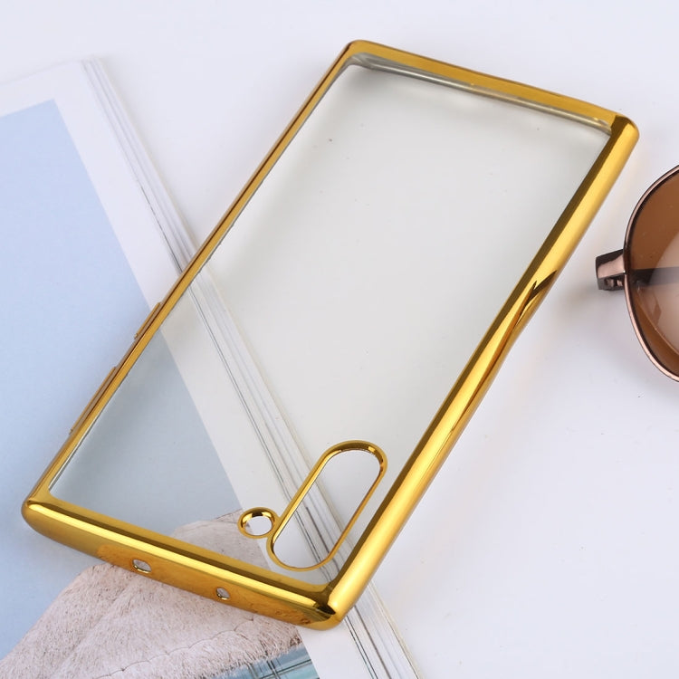 Ultra-thin Electroplating Soft TPU Protective Back Cover Case for Galaxy Note10