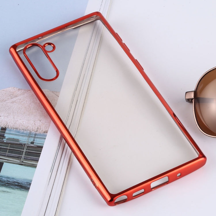 Ultra-thin Electroplating Soft TPU Protective Back Cover Case for Galaxy Note10